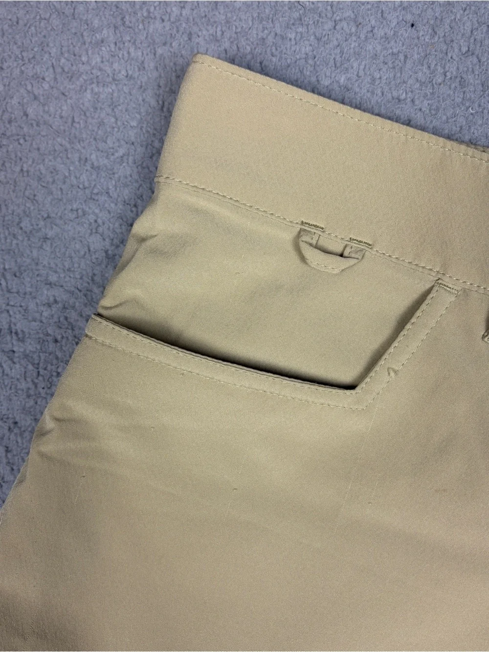 Simms Fishing Shorts Men's 36 Light Khaki Technical Athletic Zip Pocket
